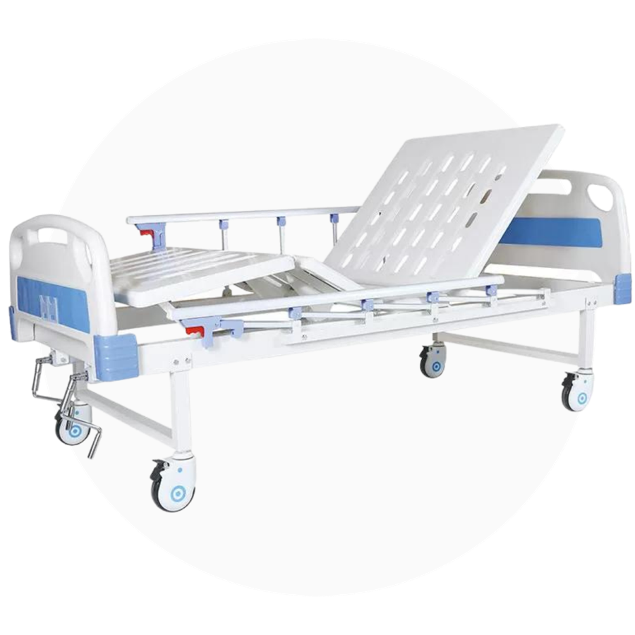 Katil Hospital Manual 2-Fungsi — Katil Hospital Murah